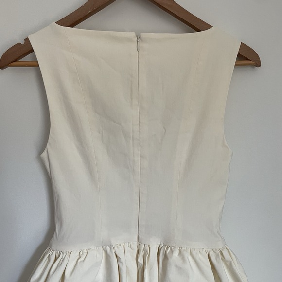 LPA Giovanna Mini Dress Ivory NWT Small Corset Bridal Shower Coquette Old Money - Picture 12 of 15
